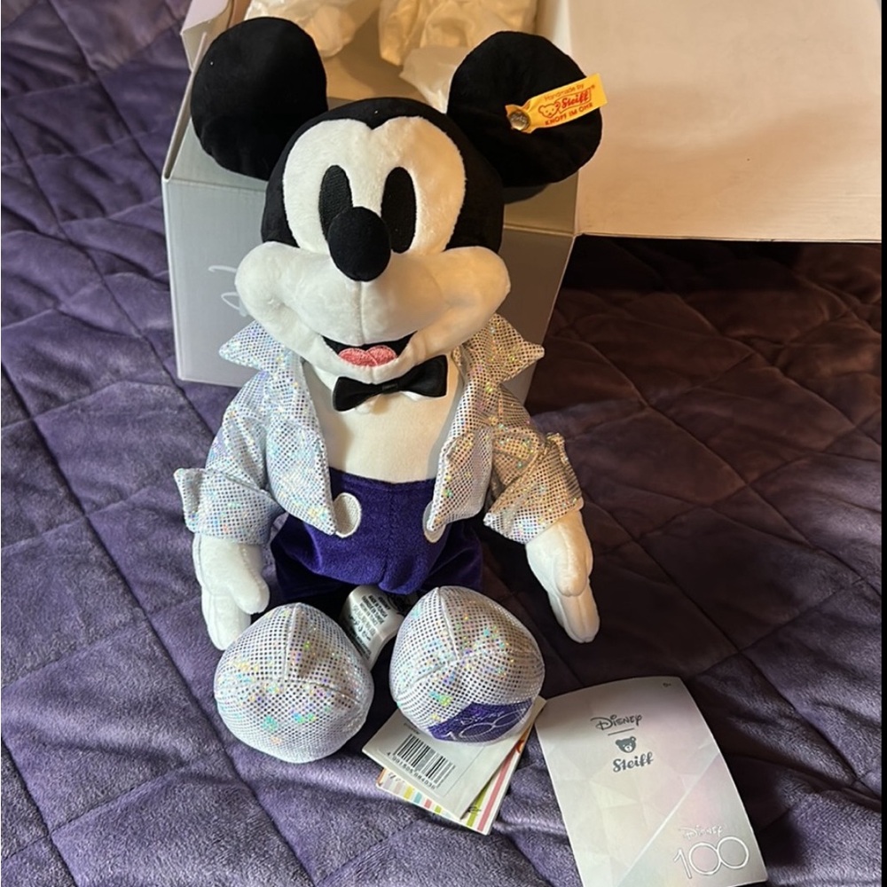 Steiff Mickey Mouse Plush for Disney 100th Anniversary